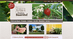 Desktop Screenshot of duemptener-bauernhof.de